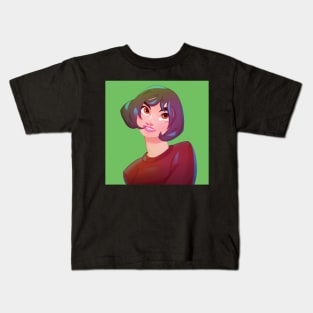 Smiling Girl Kids T-Shirt